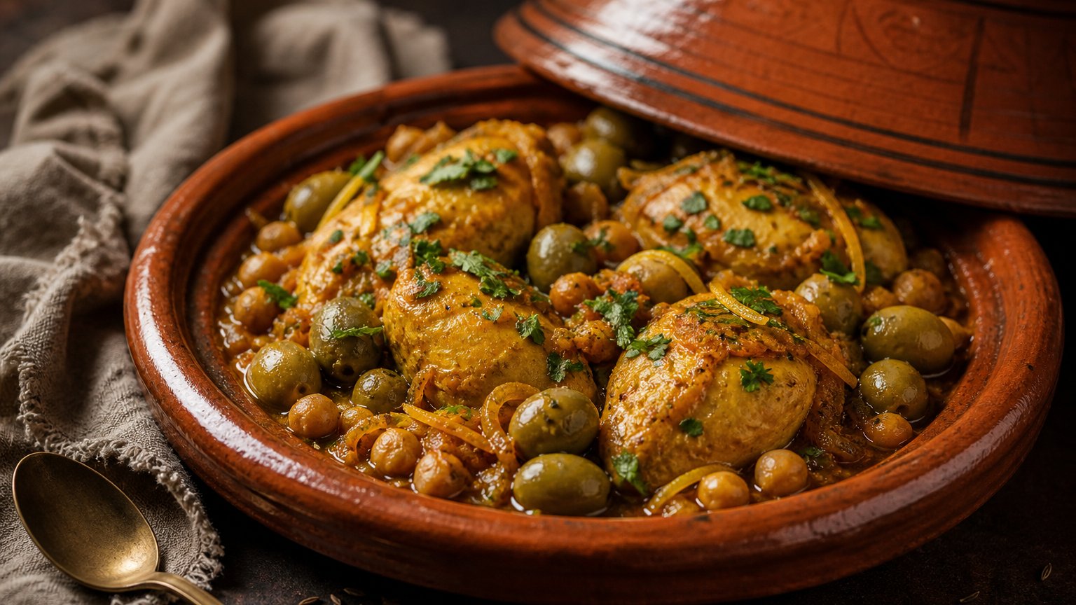 Moroccan Chicken Tagine with Preserved Lemon