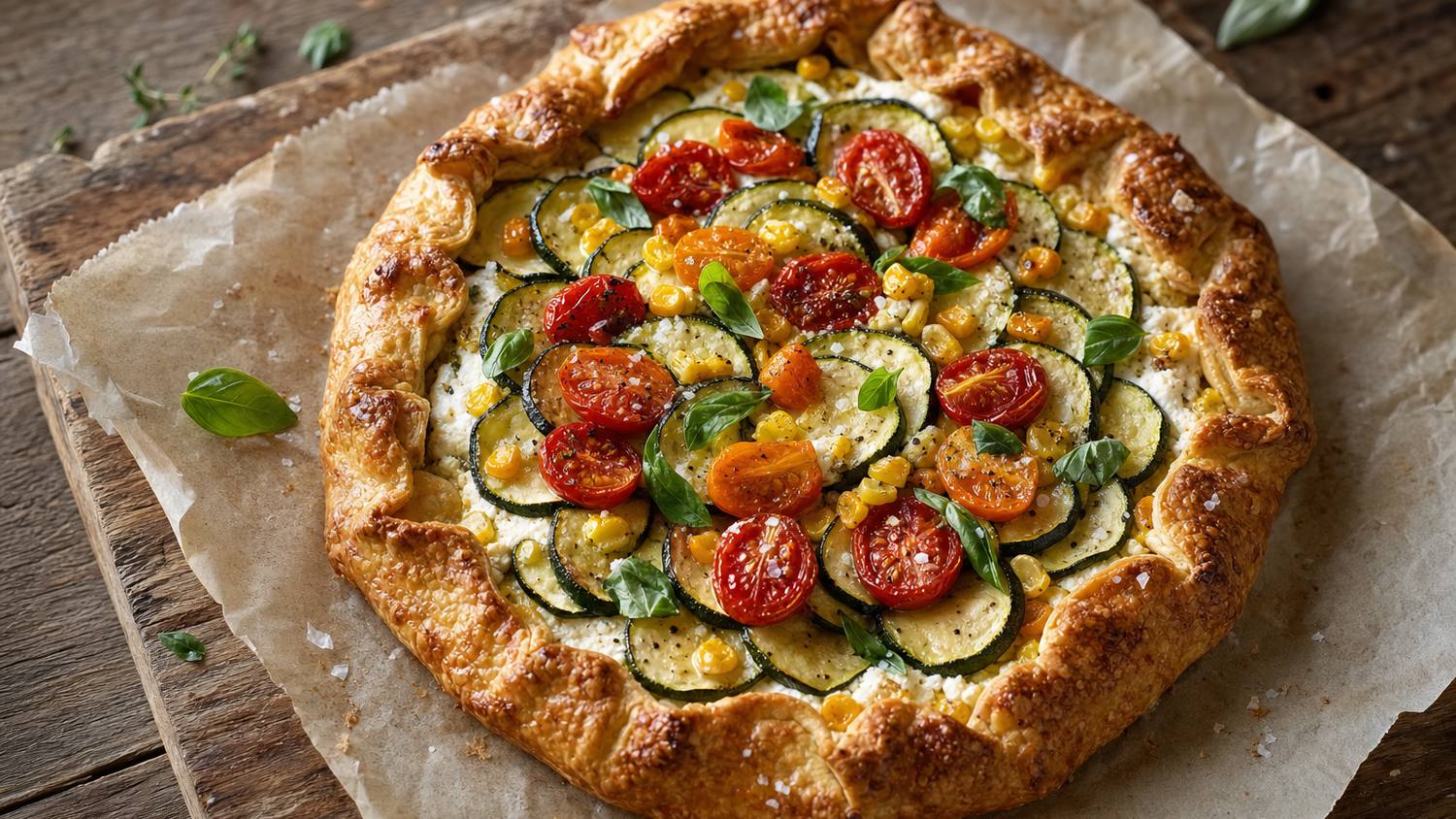 Rustic Summer Vegetable Galette Recipe